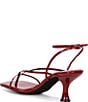 Color:Cherry Red Patent - Image 3 - Flux Strappy Patent Leather Thong Sandals