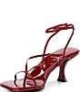 Color:Cherry Red Patent - Image 4 - Flux Strappy Patent Leather Thong Sandals