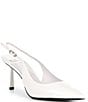 Color:White - Image 1 - Gambol Leather Slingback Pumps