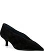 Jeffrey Campbell Ida-Mae Suede Pointed Toe Kitten Heel Pumps - Image 1