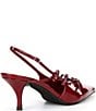 Color:Cherry Red Patent - Image 2 - Lash Patent Leather Strappy Slingback Pumps