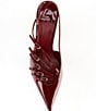 Color:Cherry Red Patent - Image 5 - Lash Patent Leather Strappy Slingback Pumps