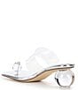 Color:Silver Clear - Image 3 - Latus Ball Clear Vinyl Sandals