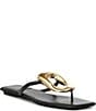 Jeffrey Campbell Linques Leather Ornament Flats Sandals - Image 1
