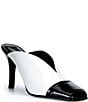 Jeffrey Campbell Passage Suede Metallic Square Cap Toe Mules - Image 1