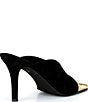 Jeffrey Campbell Passage Suede Metallic Square Cap Toe Mules - Image 2