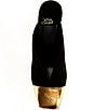 Jeffrey Campbell Passage Suede Metallic Square Cap Toe Mules - Image 5