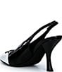 Jeffrey Campbell Patent Bow Slingback Pumps - Image 3