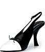 Jeffrey Campbell Patent Bow Slingback Pumps - Image 4