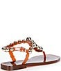 Jeffrey Campbell Plated Flat Stud Thong Sandals - Image 2