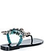 Jeffrey Campbell Plated Flat Stud Thong Sandals - Image 3