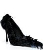 Jeffrey Campbell Plumage Feather Pointed Toe Pumps - Image 1