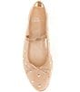 Color:Natural Mesh Clear Combo - Image 5 - Releve Mesh Gem Embellished Mary Jane Ballet Flats
