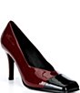 Jeffrey Campbell Sound Patent Leather Square Cap Toe Pumps - Image 1