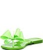 Color:Green Shiny - Image 4 - Sugary Jelly Bow Thong Sandals
