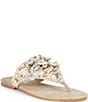 Jeffrey Campbell Tidal Wave Shell Thong Sandals - Image 1