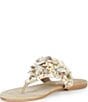 Jeffrey Campbell Tidal Wave Shell Thong Sandals - Image 4