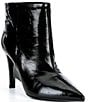 Jeffrey Campbell Wilda Crinkle Patent Pointed Toe Ankle Booties - Image 1