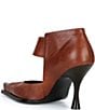 Jeffrey Campbell Written Leather Snip Toe Ankle Strap Pumps - Image 3