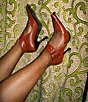 Jeffrey Campbell Written Leather Snip Toe Ankle Strap Pumps - Image 5