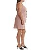 Color:Mellow Rose - Image 3 - V-Neck Sleeveless Button Front Sheath Dress