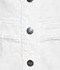 Color:White - Image 3 - V-Neck Sleeveless Button Front Sheath Dress