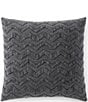 Jennifer Adams Canyon Bold Chevron Weave Decorative Square Pillow - Image 1