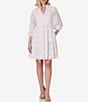 Color:Ivory Beige - Image 1 - 3/4 Sleeve Ruffle V-Neck Tiered Skirt Lace Dress