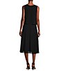 Jessica Howard 3/4 Sleeve Scoop Neck A-Line 2-Piece Jacket Dress ...