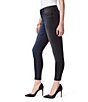 Color:Mesmerized/Black - Image 3 - Adored High Rise Ankle Skinny Jeans