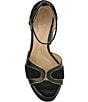 Jessica Simpson Avele Suede Embossed Leather Ankle Strap Platform Sandals - Image 6