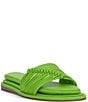 Color:Bright Green - Image 1 - Belarina Strappy Slide Sandals