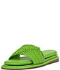 Color:Bright Green - Image 4 - Belarina Strappy Slide Sandals