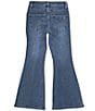 Color:Medium Wash - Image 2 - Big Girls 7-16 Flare Leg Denim Jeans