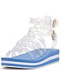 Color:Clear - Image 4 - Bimala Clear Platform Gladiator Sandals