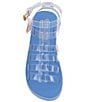 Color:Clear - Image 6 - Bimala Clear Platform Gladiator Sandals