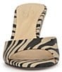 Jessica Simpson Bolir Zebra Print Wedge Sandals - Image 5