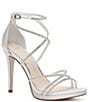 Color:White - Image 1 - Bridal Collection Jaeya Strappy Dress Sandals