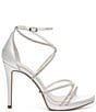 Color:White - Image 2 - Bridal Collection Jaeya Strappy Dress Sandals