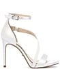 Color:White - Image 2 - Bridal Collection Rayli2 Satin Stiletto Dress Sandals