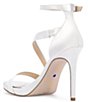 Color:White - Image 4 - Bridal Collection Rayli2 Satin Stiletto Dress Sandals