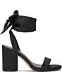 Color:Black - Image 2 - Cadith Bow Ankle Strap Sandals