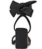 Color:Black - Image 3 - Cadith Bow Ankle Strap Sandals