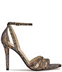 Jessica Simpson Calisa Metallic Embossed Strappy Dress Sandals - Image 2