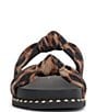 Color:Natural - Image 5 - Caralyna2 Leopard Rhinestone Knotted Sandals