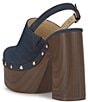 Jessica Simpson Cazea Denim Studded Platform Clogs - Image 3