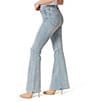 Color:Fade Away - Image 3 - Charmed Fitted High Rise Flare Jeans