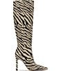 Jessica Simpson Dilea Zebra Print Knee High Boots - Image 2