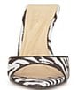 Jessica Simpson Dravie Zebra Woven Dress Sandals - Image 5