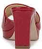 Jessica Simpson Elyzza Patent Platform Block Heel Square Toe Slide Sandals - Image 3